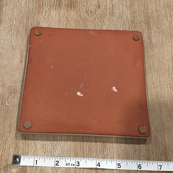 Vintage Y2K Russ Berrie Ceramic Hand Painted Acorn Trivet - Picture 4 of 4